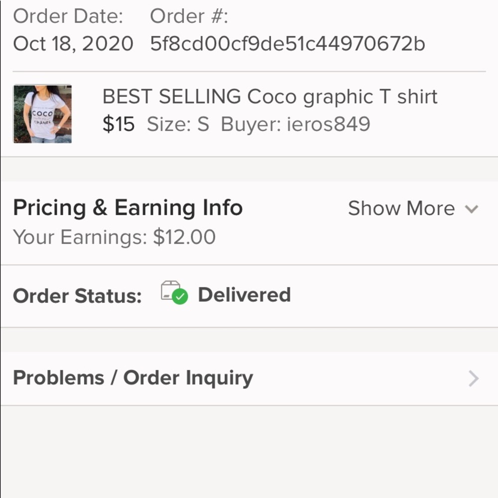 BEST SELLING Coco graphic T shirt - Picture 4 of 4